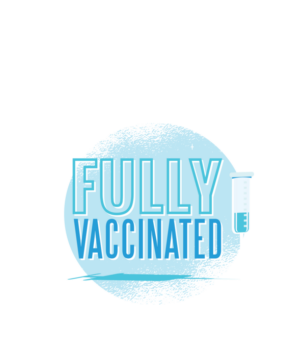 Complet vaccinat model turcoaz pe tricou