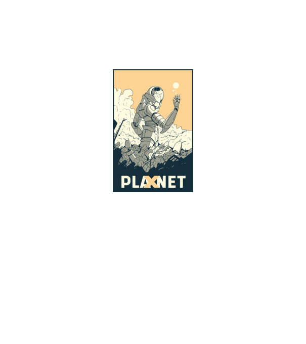 Planet X model gri pe tricou