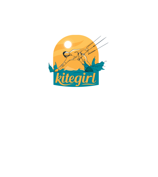 Tricou Kitegirl Kitesurf model alb pe tricou