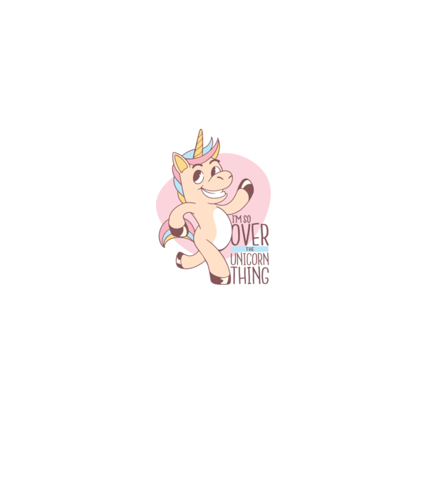 Am trecut de mult peste perioada de Unicorn model liliachiu pe tricou