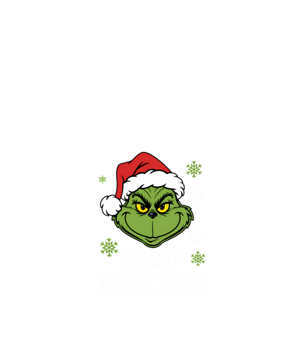 Merry Grinchmas Negru model negru pe tricou