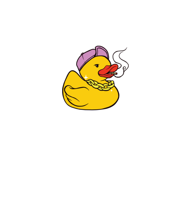 rățușcă de cauciuc Smoker model gri pe tricou