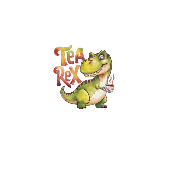 Tea Rex model roz deschis pe tricou