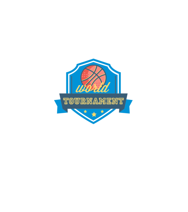 Basketball Tournament model negru pe tricou