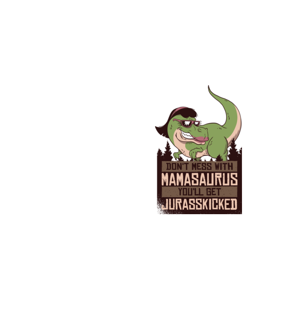 Mamasaurus tricou cu dinozaur model galben neon pe tricou