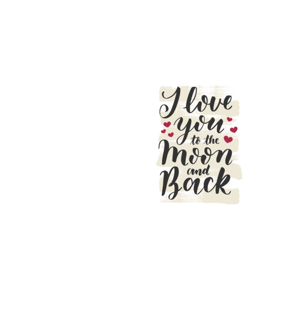 'I love you to the moon and back tricou drăguț Valentine''s Day' model galben neon pe tricou