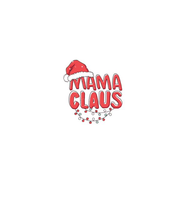 Mama Claus model roz deschis pe tricou