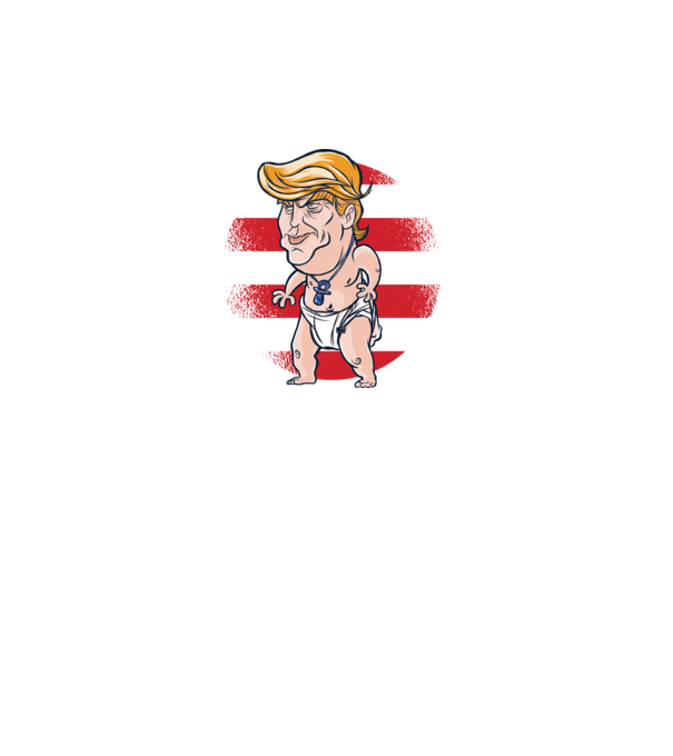 Trump Baby tricou amuzant model turcoaz pe tricou
