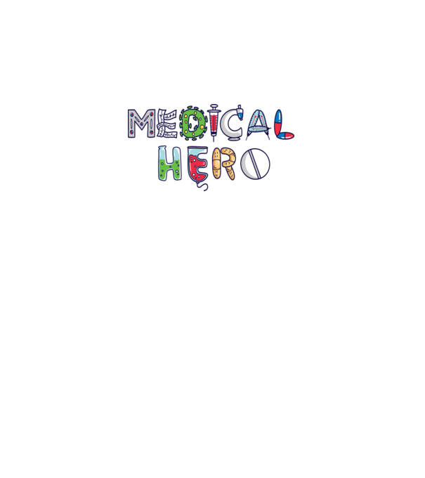 Medical Hero - Eroi de zi cu zi model gri pe tricou