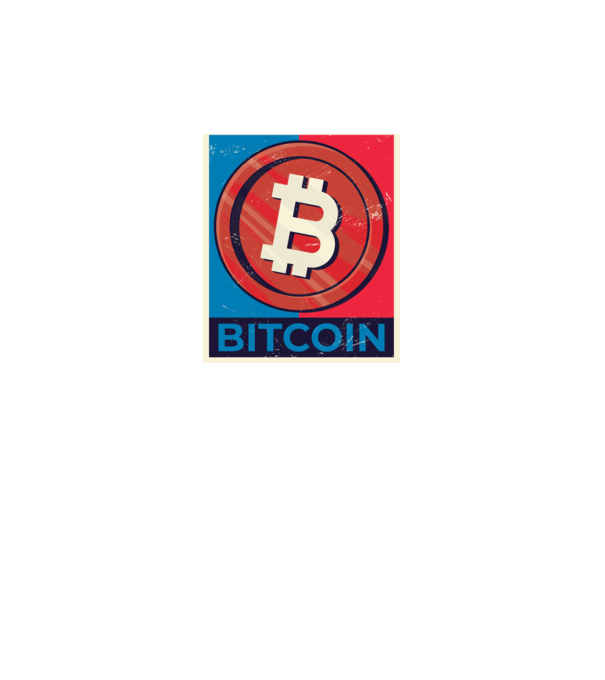 Bitcoin Criptomonedă model gri pe tricou