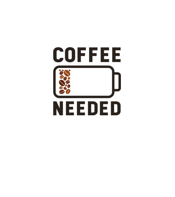 Am nevoie de cafea model alb pe tricou