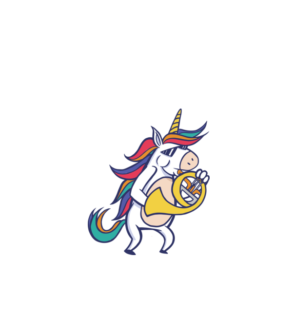 Unicorn Corn model turcoaz pe tricou