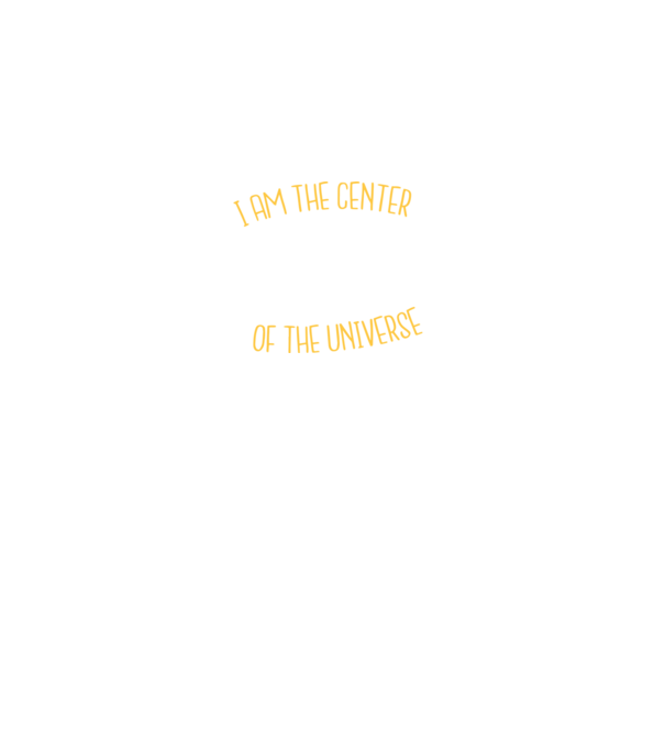 Centrul universului model negru pe tricou