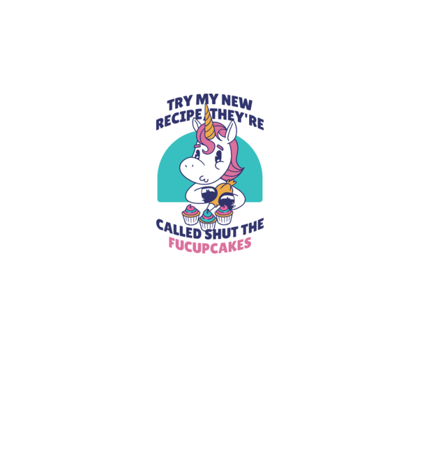 Unicorn Rețetă model roz pe tricou