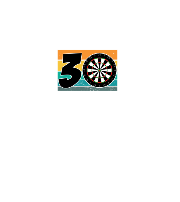 'I''m not 30 I''m double 15 darts birthday' model negru pe tricou