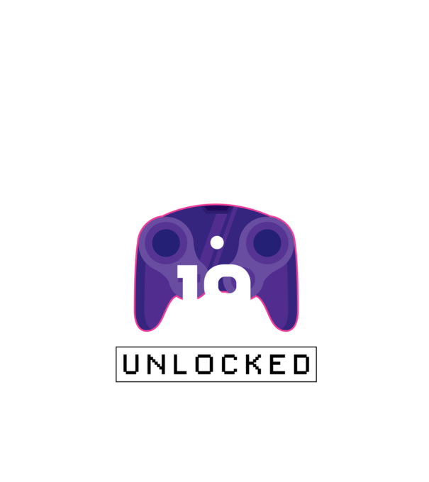 Level 19 Unlocked Gamer Birthday model negru pe tricou