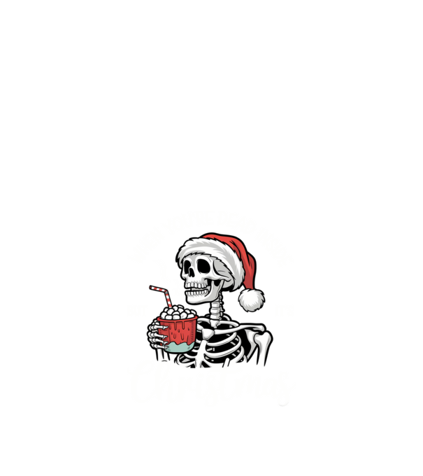 Dead inside, but it's christmas Negru model negru pe tricou
