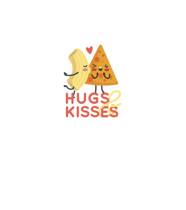 'Hawaii pizza dragoste tricou drăguț Valentine''s Day' model negru pe tricou
