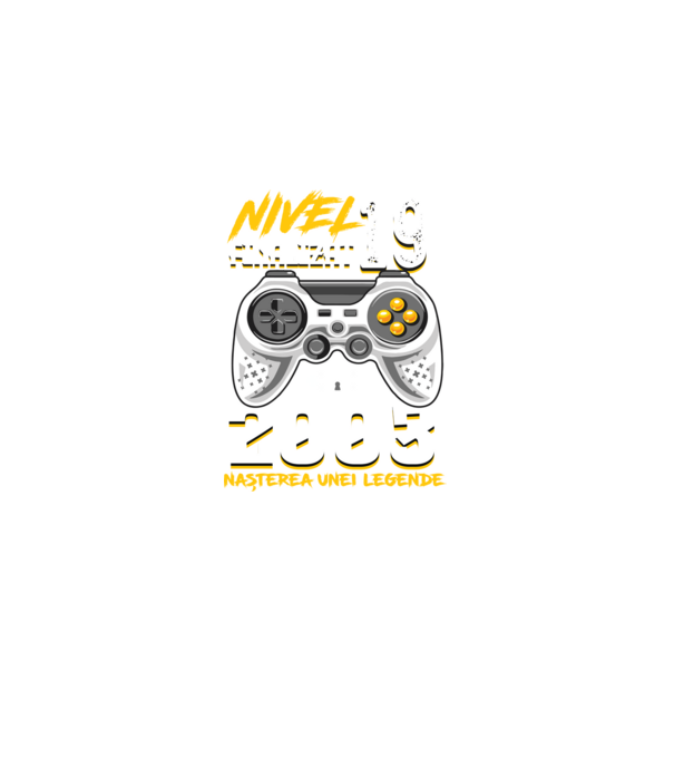 Nivel 19 finalizat. 2003 nașterea unei legende model negru pe tricou