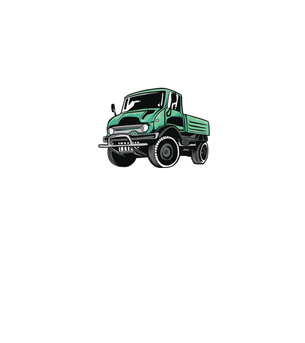 Camion model alb pe tricou