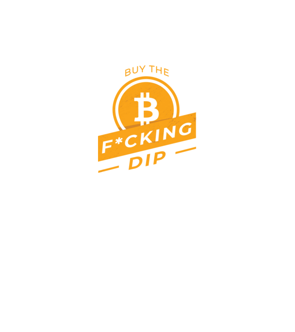 Bitcoin - Buy the fucking dip model negru pe tricou