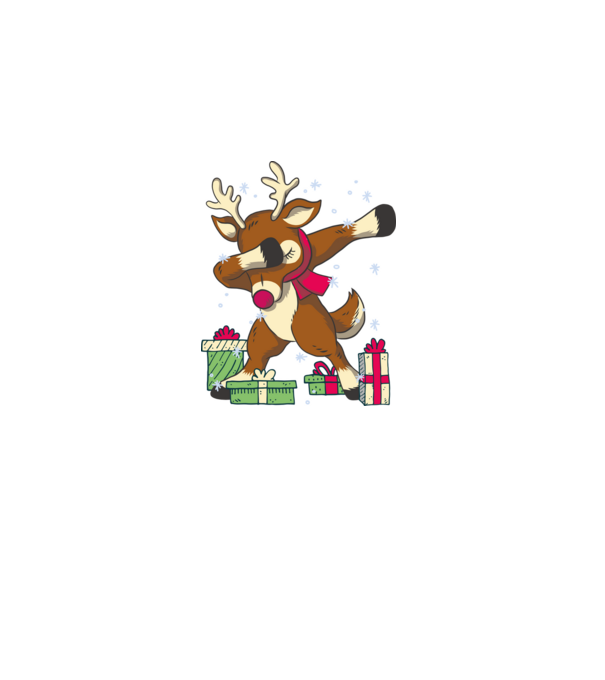 Rudolph DAB model negru pe tricou