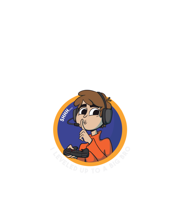Gamer Frate mai mare model albastru închis pe tricou