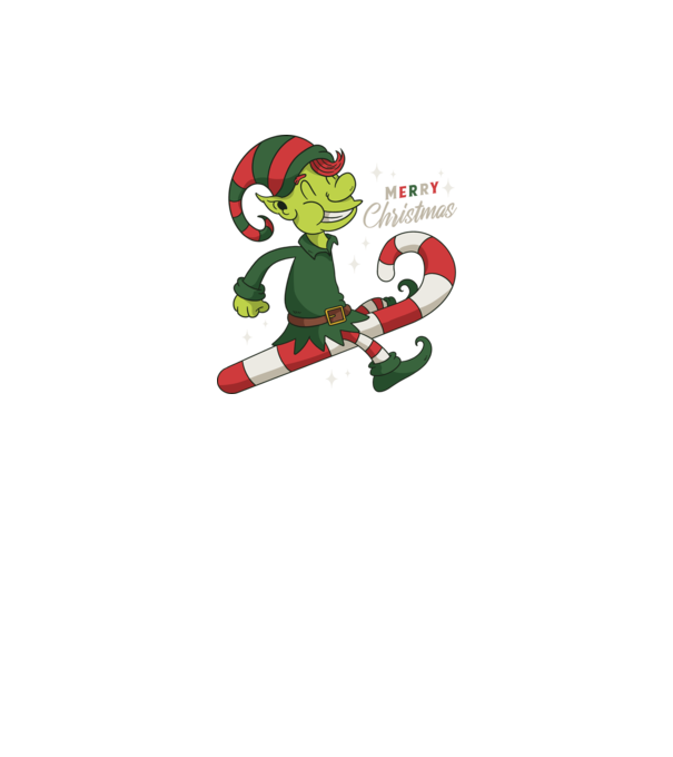Crăciun Fericit Elf model negru pe tricou