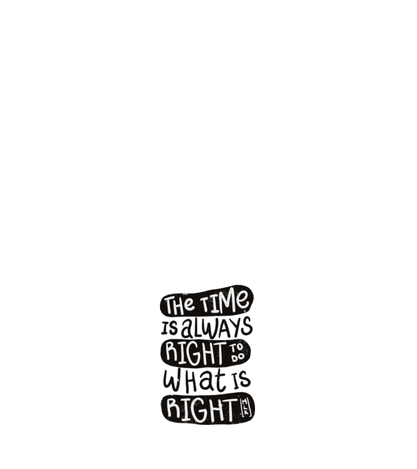 The time is always right model negru pe tricou