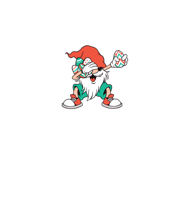 Elf de Paște DAB model alb pe tricou