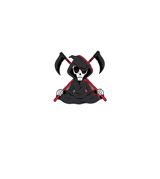 Moartea - Grim Reaper model negru pe tricou