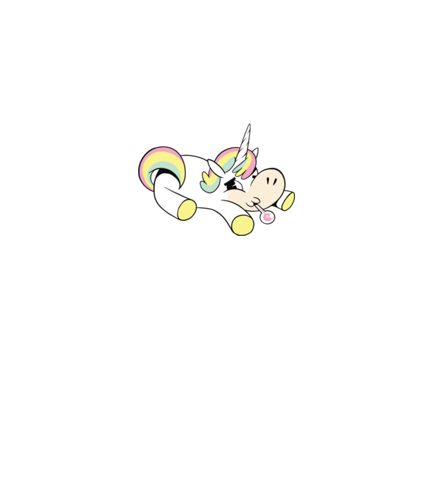 Unicorn bolnav model gri pe tricou