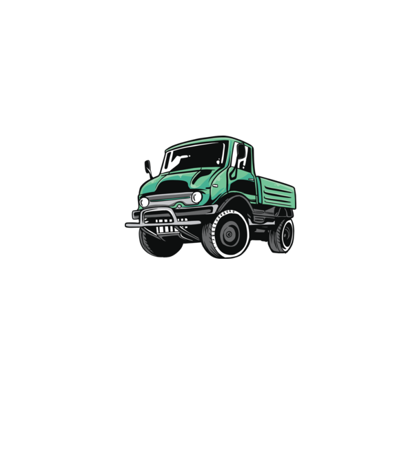 Camion model gri pe tricou