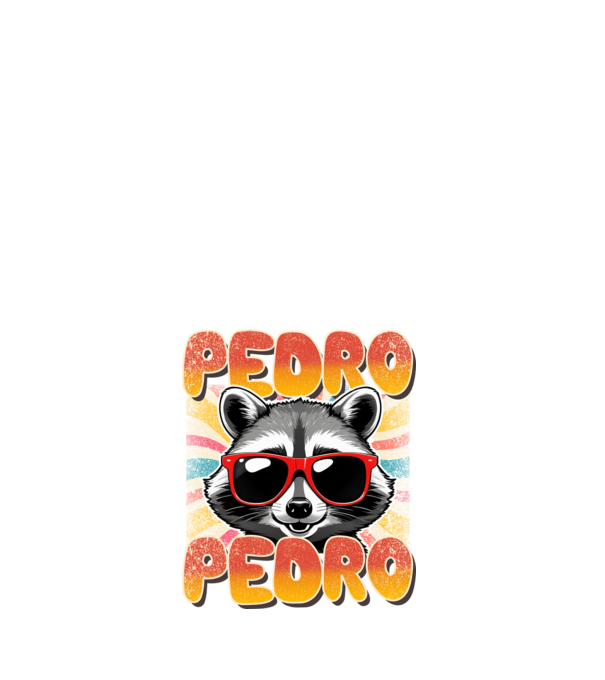 Pedro Pedro groovy retro model alb pe tricou