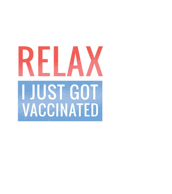 Fii calm, sunt vaccinat model negru pe tricou