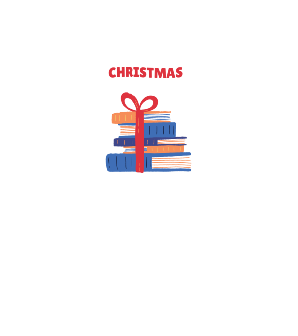 All I want for Christmas is Books tricou cu cărți model negru pe tricou