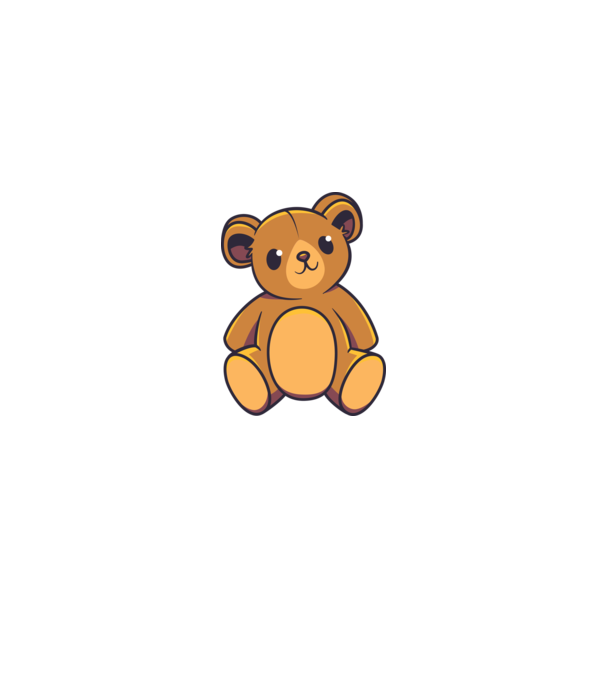 Ursuleț Teddy model mentă pe tricou