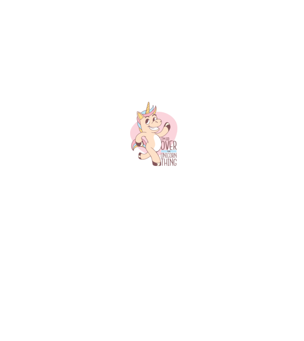 Am trecut de mult peste perioada de Unicorn model roz deschis pe tricou