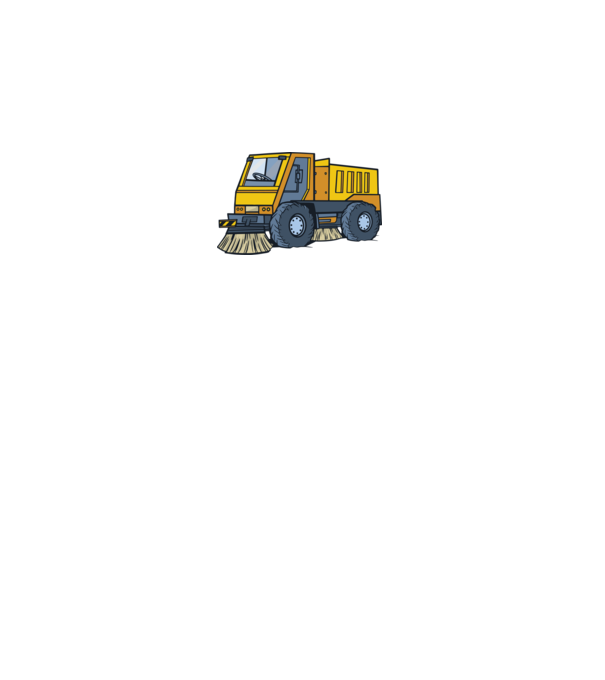Camion spălare străzi model alb pe tricou