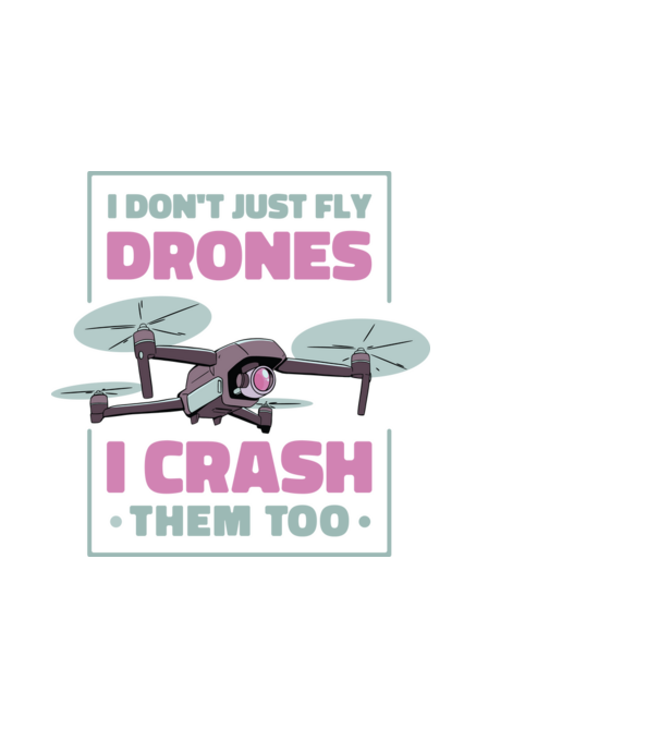Tricou drone model albastru deschis pe tricou