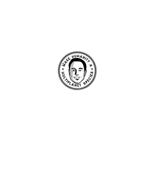 Make humanity a Multiplanet species Elon Musk model gri pe tricou