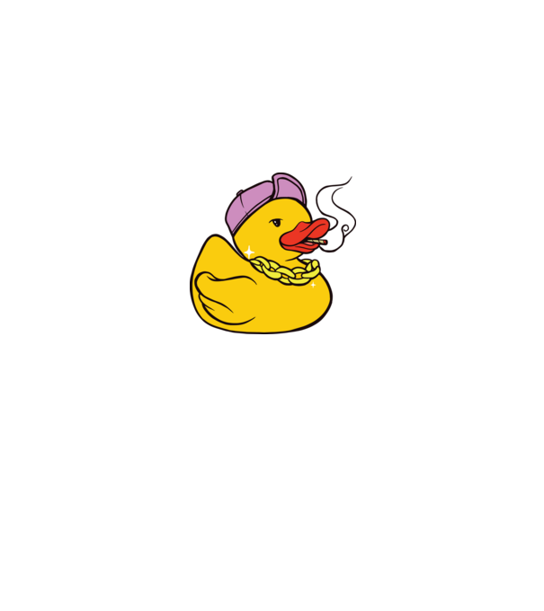 rățușcă de cauciuc Smoker model turcoaz pe tricou