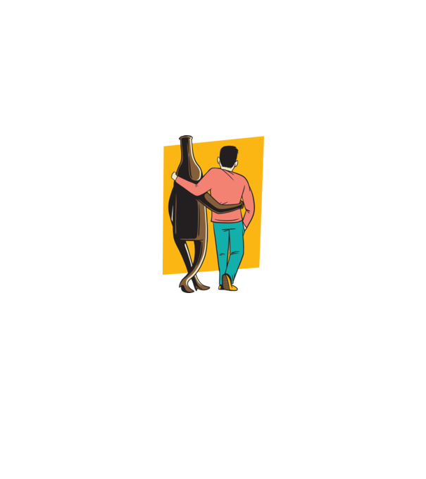 Amici de pahar model turcoaz pe tricou