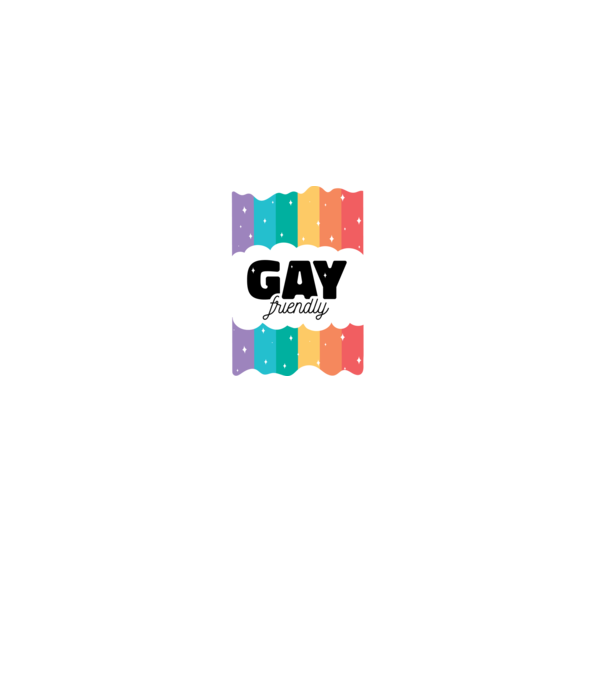 Gay friendly model gri pe tricou