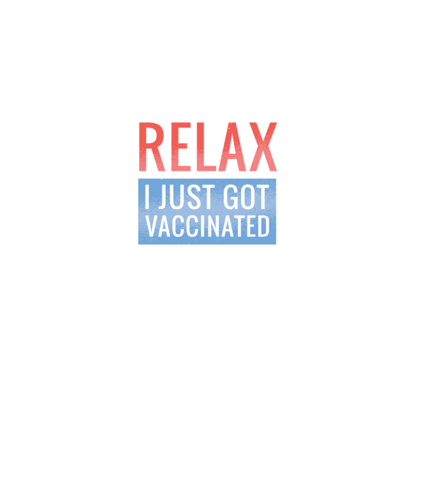Fii calm, sunt vaccinat model negru pe tricou