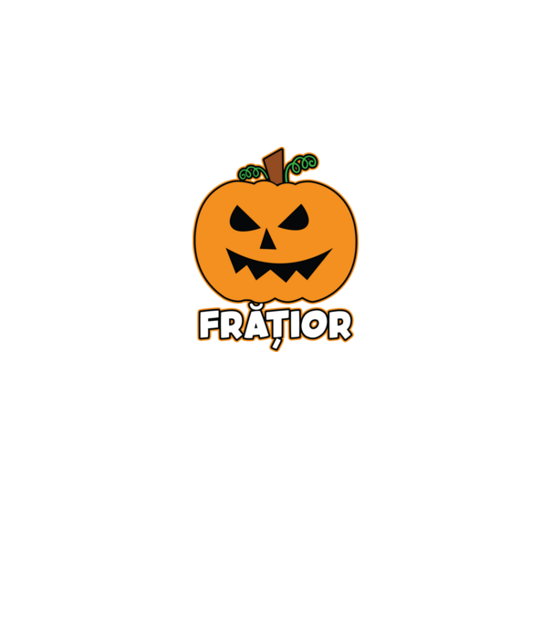 frățior model negru pe tricou