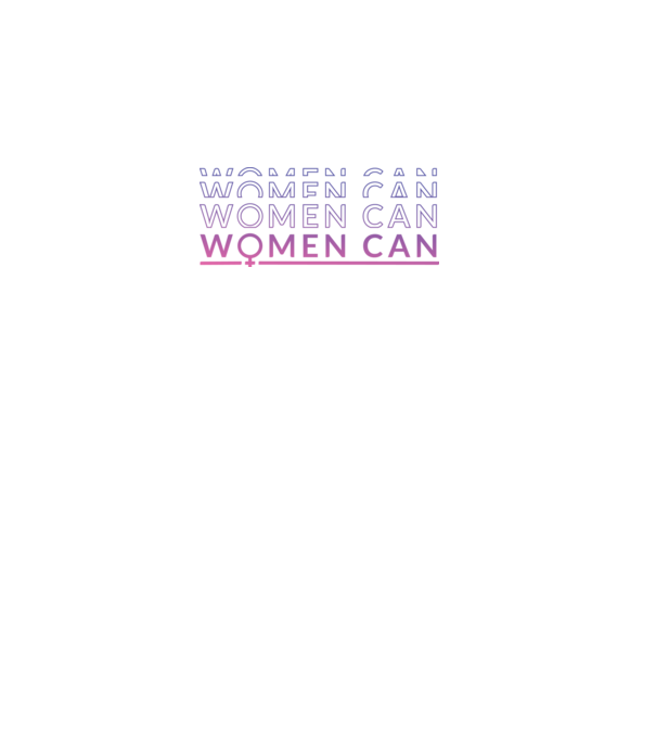Women Can Ziua femeii model alb pe tricou