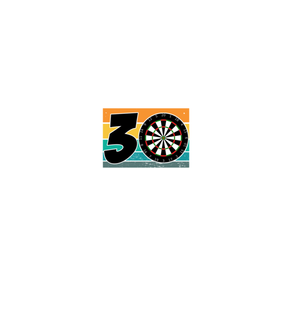'I''m not 30 I''m double 15 darts birthday' model negru pe tricou