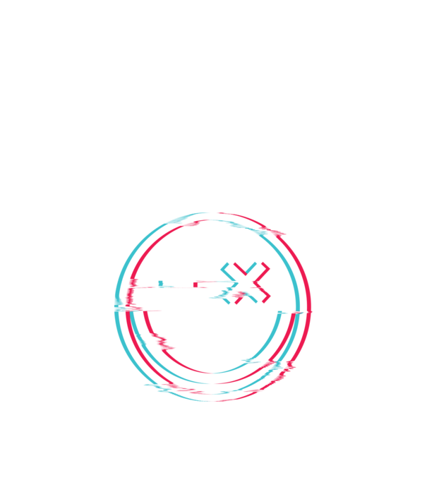 Smile glitch neon tiktok style model negru pe tricou