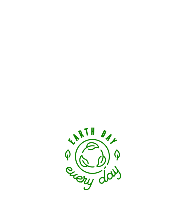 Earth Day Every Day - Ziua Pământului model negru pe tricou
